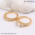 13724 Xuping 18k gold new style ring set with zircon